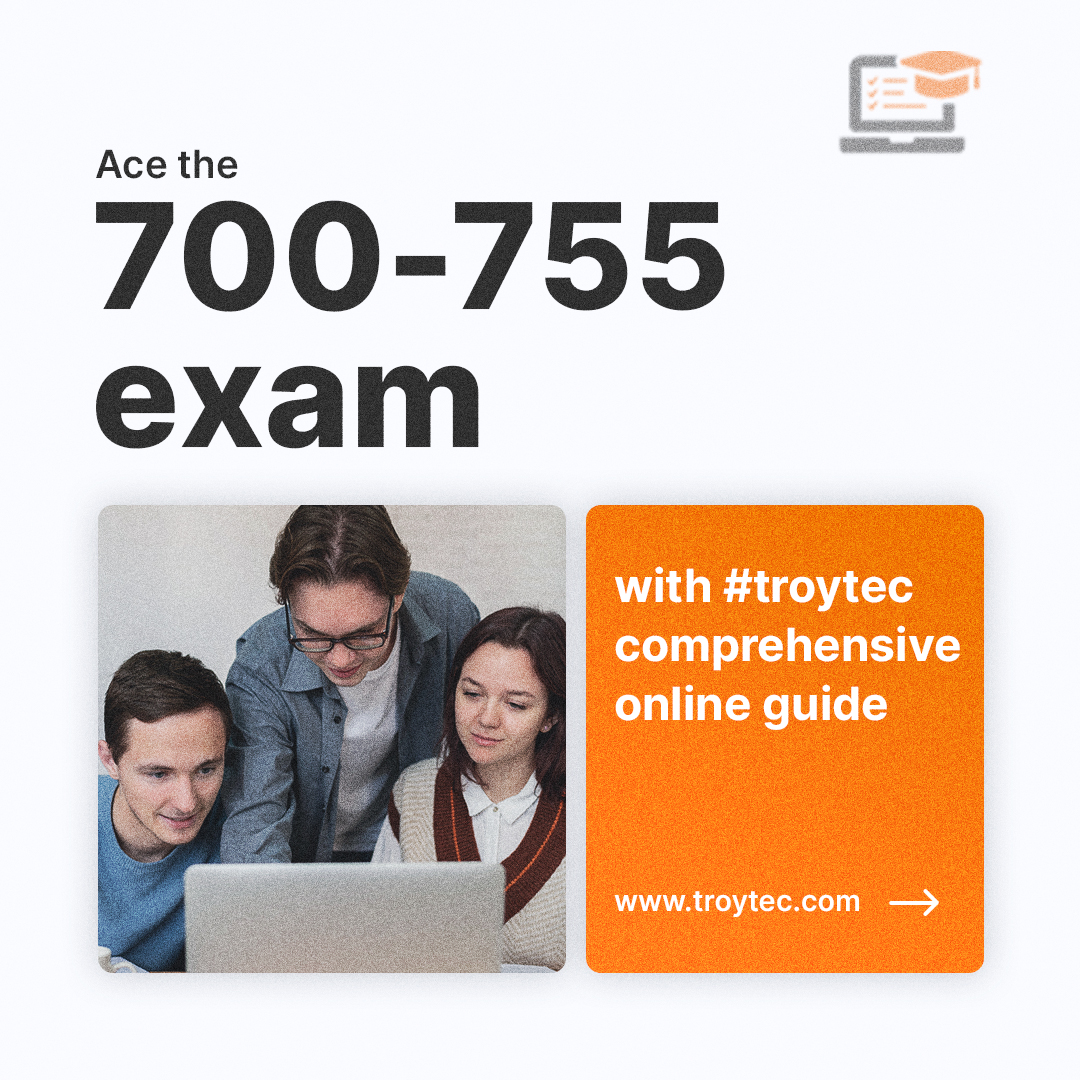 TroytecExam's tweet image. Hi everyone, 

#troytec is now offering an online certification program study guide for Small Business Technical Overview.
Register today and become a certified expert in Cisco Small Business Technical Overview! 
troytec.com
.
#Cisco #SmallBusinessTechnology #career