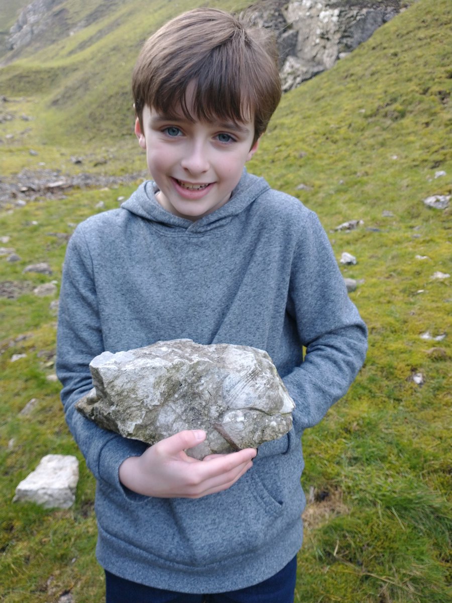 CLCheethamUK's tweet photo. Adams found a fossil during our walk @MundellaEagles https://t.co/gSA4UxA0RB