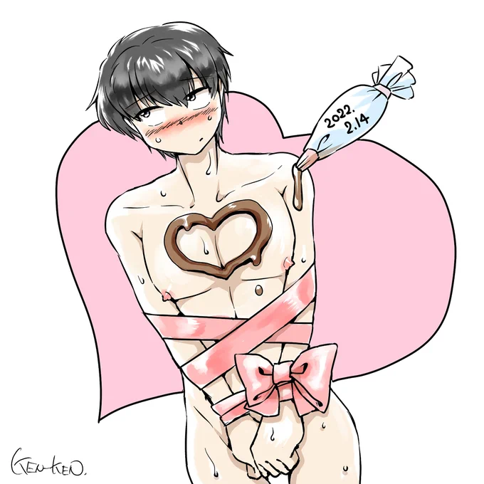 ちなみに去年のバレンタイン絵はこちらになります。卑猥…… 
