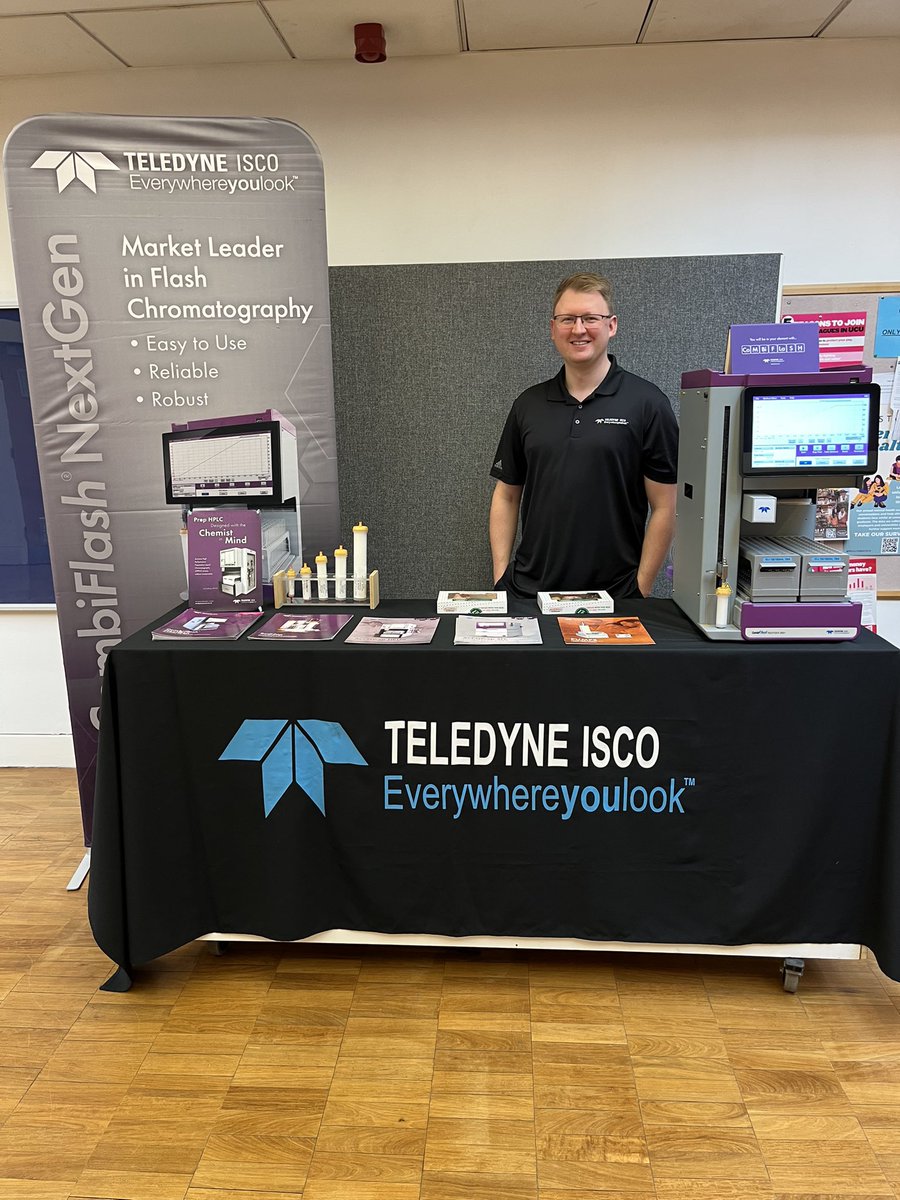 IscoUk's tweet photo. Great to be at Manchester today. Pop along for a doughnut and to discuss all things purification. #flash #prepHPLC https://t.co/8ho2WAEO7V