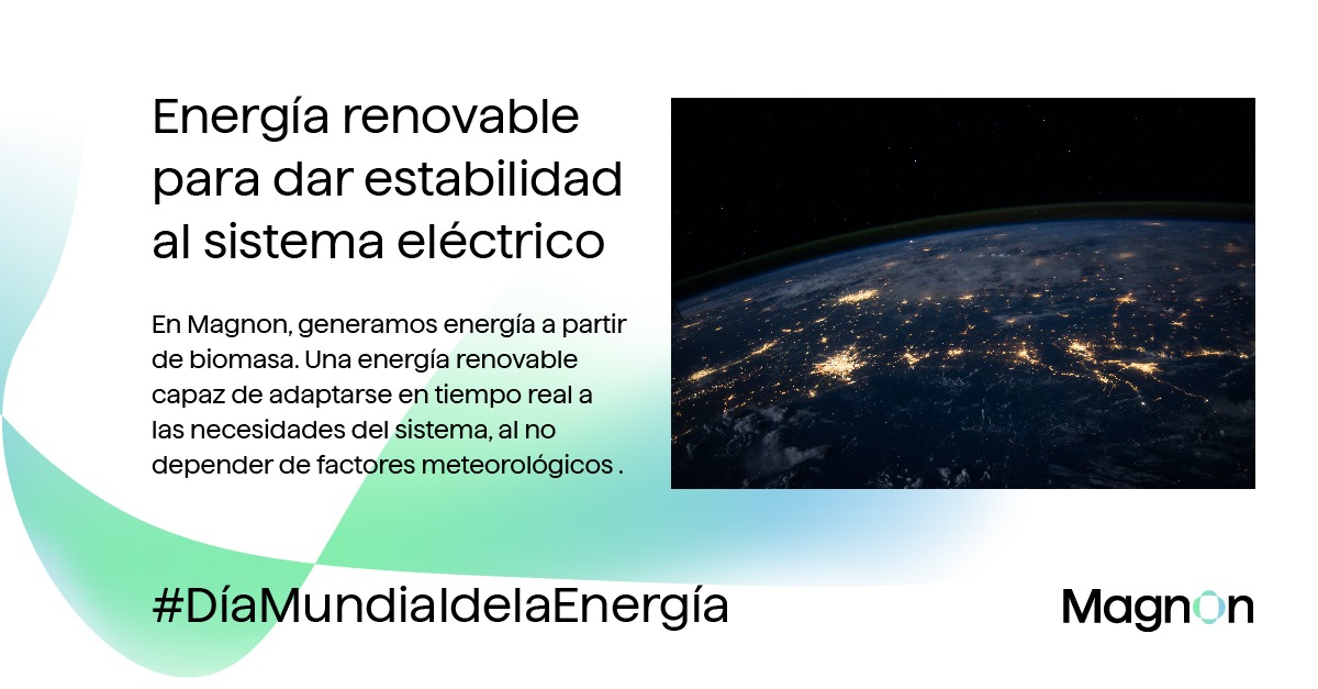 Magnon_GE's tweet photo. 📆 Hoy, #14DeFebrero, nos unimos a la celebración del Día Mundial de la Energía💡
Desde nuestras plantas, contribuimos a la #descarbonización del sistema eléctrico con una energía renovable, estable y gestionable ⚡🌾 https://t.co/wHYny0wYSI