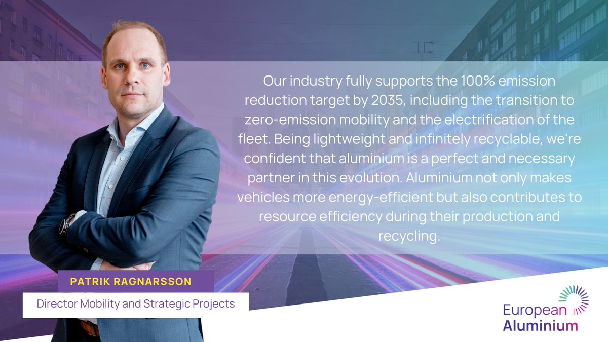 EU_Aluminium's tweet photo. The @Europarl_EN adopted the law mandating carmakers to go emissions-free by 2035🚗 A giant leap towards a climate-neutral transport system by 2050. 🇪🇺 aluminium, with a carbon footprint almost three times lower than the world average, is key in enabling electromobility #Fitfor55 https://t.co/KCoQO0KtXV