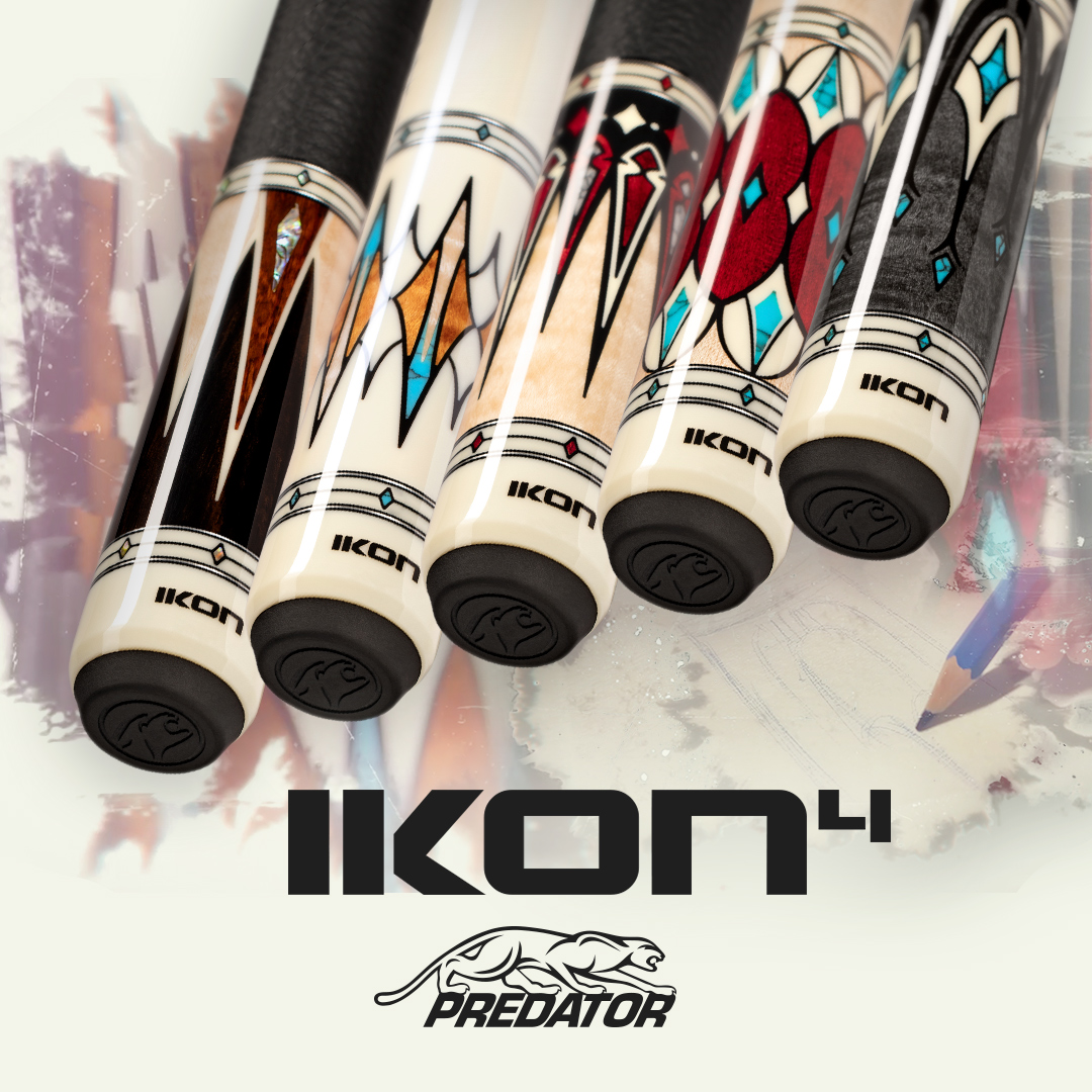 PredatorCues's tweet photo. Ikon 4 Series Cues: known for their elegant exotic woods, award-winning C4+ technology, and gorgeous complimentary stones and inlaid ring sets.
Pay Homage to Tradition: https://t.co/PJbiQhMXV5
#BeautifulPoolCue #InlaidCue #HighEndCue #IkonCues #PredatorIkon #PredatorCues https://t.co/4goPWYnsjp