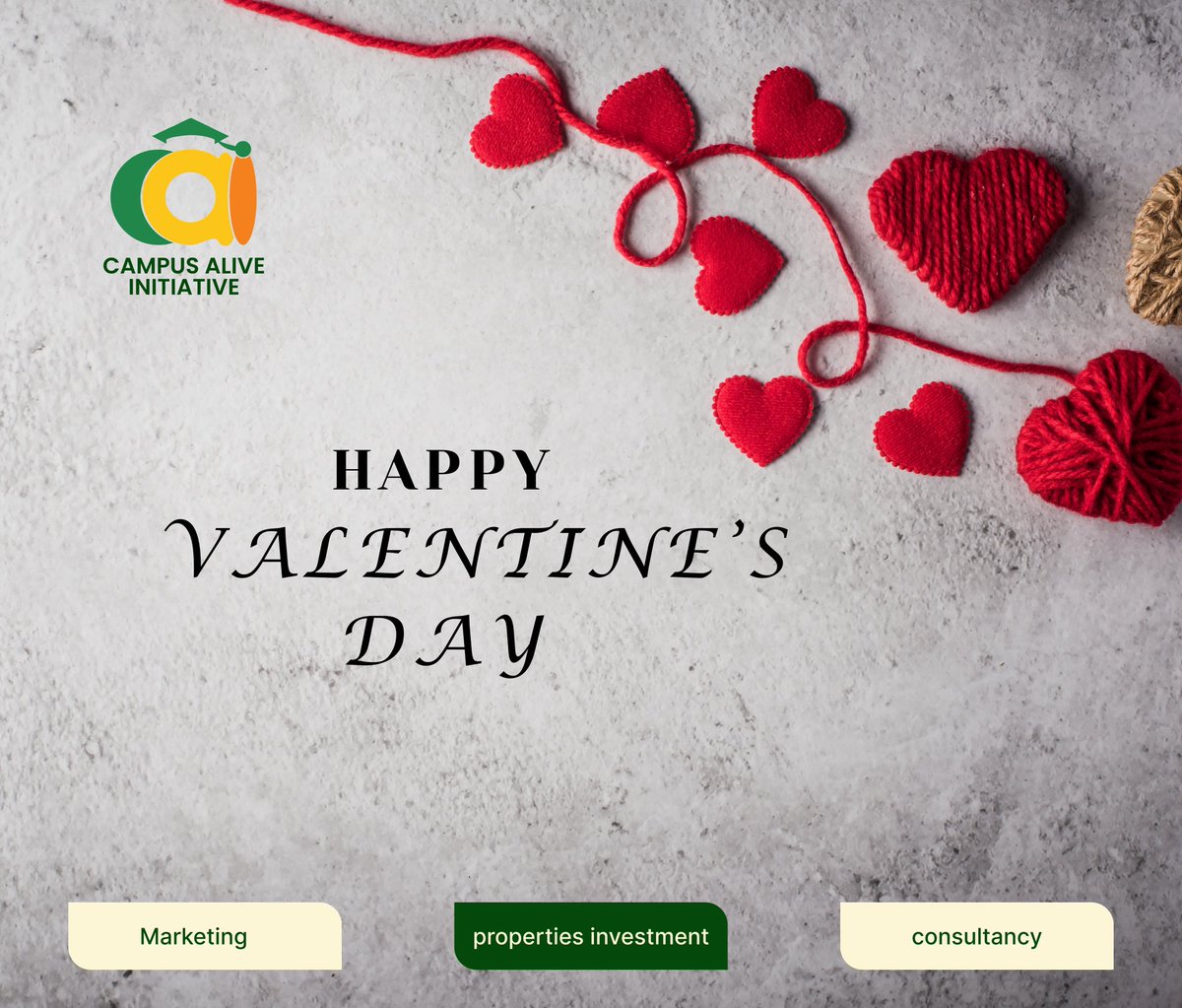 Campus_Alive's tweet photo. Happy Valentine's Day to all the romantic investors out there. May your love and investments both bring you joy and success. We love you all😍
#happyvalentineday #ValentinesDay #14february #ValentinesDay2023 https://t.co/4DRdZ2IsCd