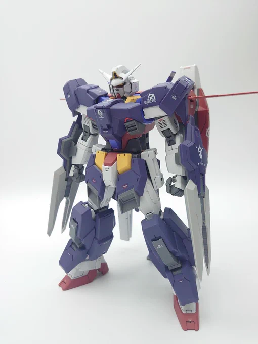 MGフルグランサ完成しました!鋭い目つきと重装甲高火力!AGEのMSで一番だいすき侍! 
