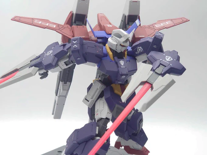 MGフルグランサ完成しました!鋭い目つきと重装甲高火力!AGEのMSで一番だいすき侍! 
