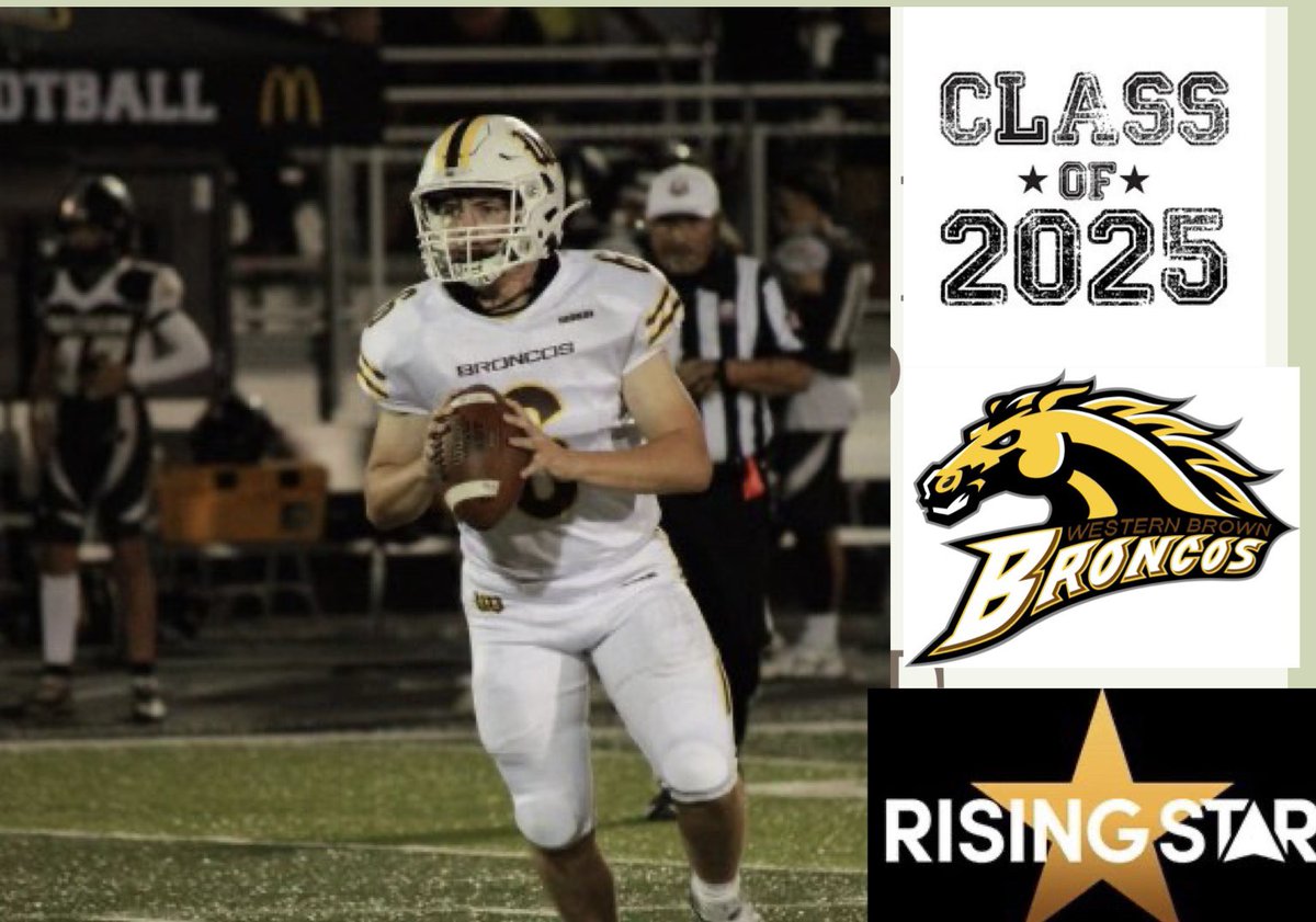 TimRecognition's tweet photo. Western Brown Broncos QB Brady Sutton Class Of 2025 Is a (RISING STAR ⭐️) that can’t wait to hit the field in the 2023 Season. https://t.co/TSAqRAJK5x