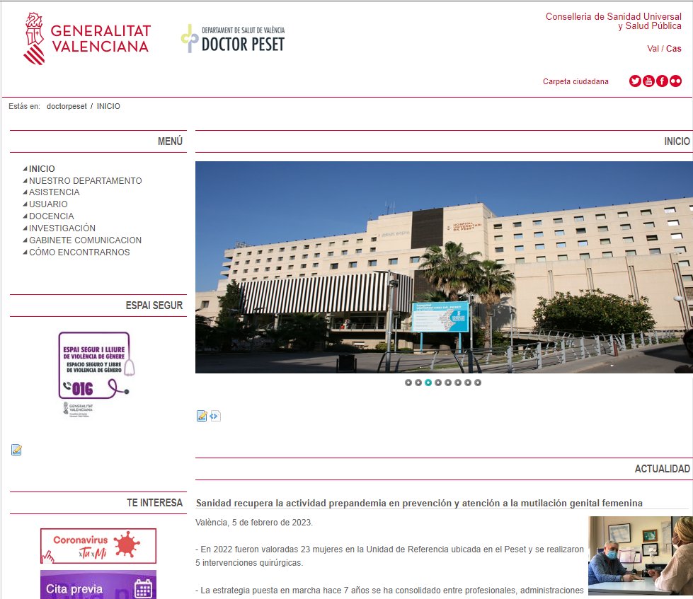 ‼️ Si acabas de hacer el MIR, PIR, EIR... y buscas elegir centro y especialidad, apunta estas fechas:

💻 20 y 21 de febrero ➡️ jornada virtual de puertas abiertas 

🏥3 de marzo ➡️ jornada presencial de puertas abiertas

Conoce <a href="/GVADrPeset/">DS Doctor Peset</a>!

➕ℹ️ y 🔗 en: doctorpeset.san.gva.es/noticias/-/ass…