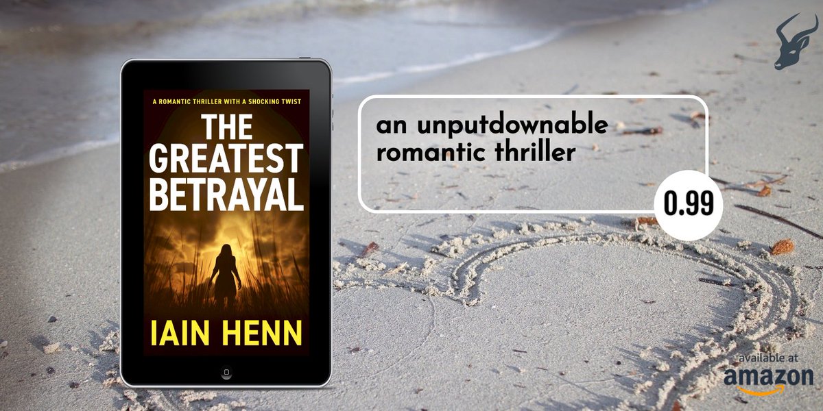 BookBongo's tweet photo. THE GREATEST BETRAYAL: A romantic thriller with a shocking twist by @IainHenn
@thebookfolks 
0.99 on Kindle!
US: https://t.co/tNHDAmdwML
UK: https://t.co/msnhAiWkGi
FREE on Kindle Unlimited and Available in Paperback! #NewRelease #thriller #thrillerbooks #Romance #suspense https://t.co/7nvECIV7QN