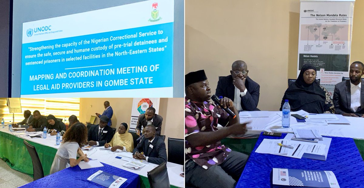 With 70% of the prison population awaiting trial, timely #legalaid provision in🇳🇬's criminal justice system could reduce pre-trial detention & ultimately prison overcrowding. Had insightful discussions with #legalaid providers from Gombe state. #MandelaRules #accesstojustice