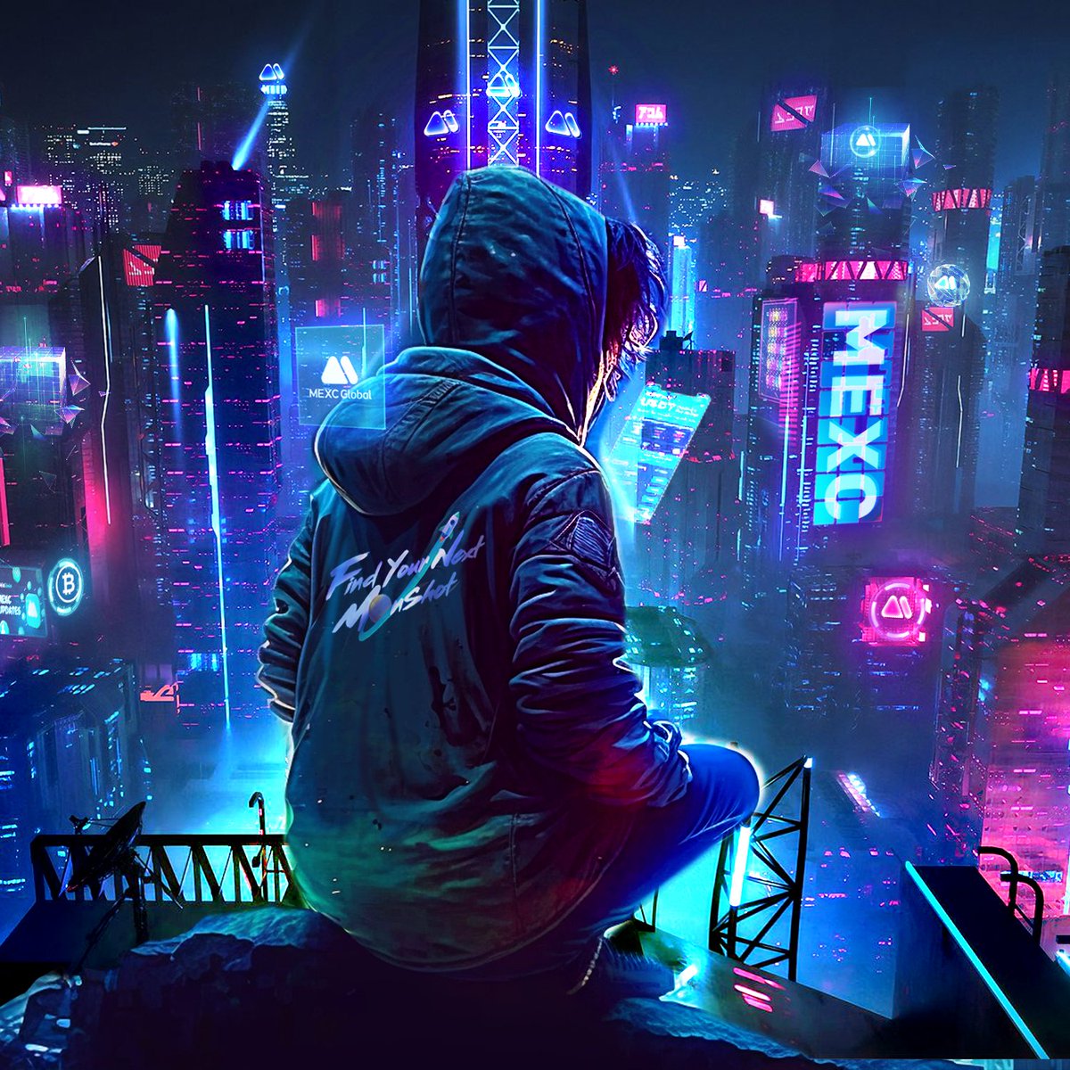 Can you find all the $MX tokens hidden in the #MEXC cyberpunk city? 🏙️

10 winners to share $100! To enter:
🔹Follow @MEXC_Global, like &amp; RT the post
🔹Circle out all the hidden MX logos in the picture with your signature on the upper-left corner  

48hrs. Happy hunting!