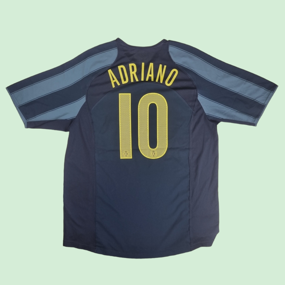 WIN!

Our new online store will be going LIVE in a few days.  
To celebrate we're giving away this Inter Milan 2004/05 Away Shirt, Adriano#10 😍

Just:

1. LIKE, FOLLOW &amp; RT
2. Sign-up to our MAILING LIST (link in bio).

Ends 9.30am Tues 21st Feb. 
Winner announced  @ 11am.