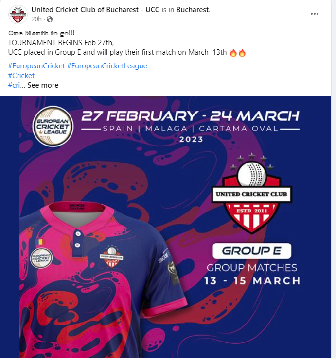 Federatia Romana de Cricket (Cricket Romania) tweet media