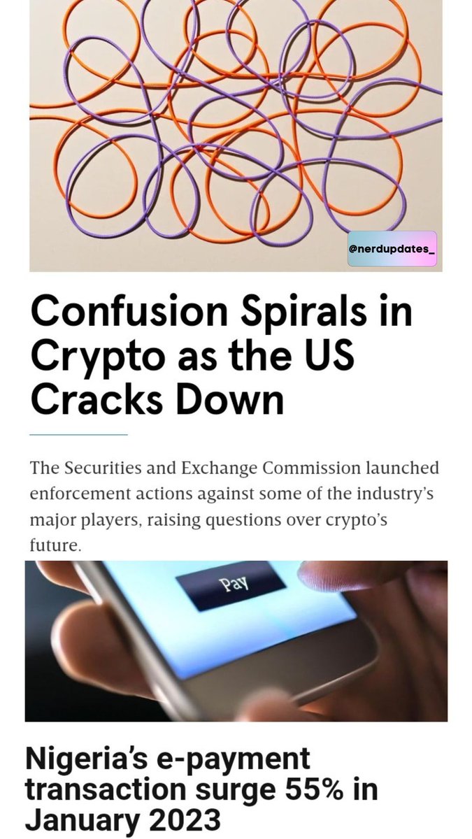 nerdupdates_'s tweet photo. Tech Dailies 📰 

Credits to @BBCBusiness, @techcabal , @bendadadotcom, @cnnbusiness, @businessdayng,  @techpointafrica, @techcrunch and @wired

- Nerd Updates😎

#NerdUpdates #techtwitter 

⬇️⬇️⬇️ https://t.co/MYNg9cdU9V