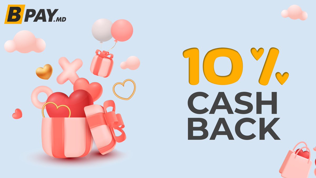Bpay_SRL's tweet photo. CASHBACK 10% la achitarea cu portofelul BPAY
https://t.co/mlYlyOXAE8
----------
CASHBACK 10% при оплате кошельком BPAY
https://t.co/RjcPryrbm1 https://t.co/byA7hPwNyL