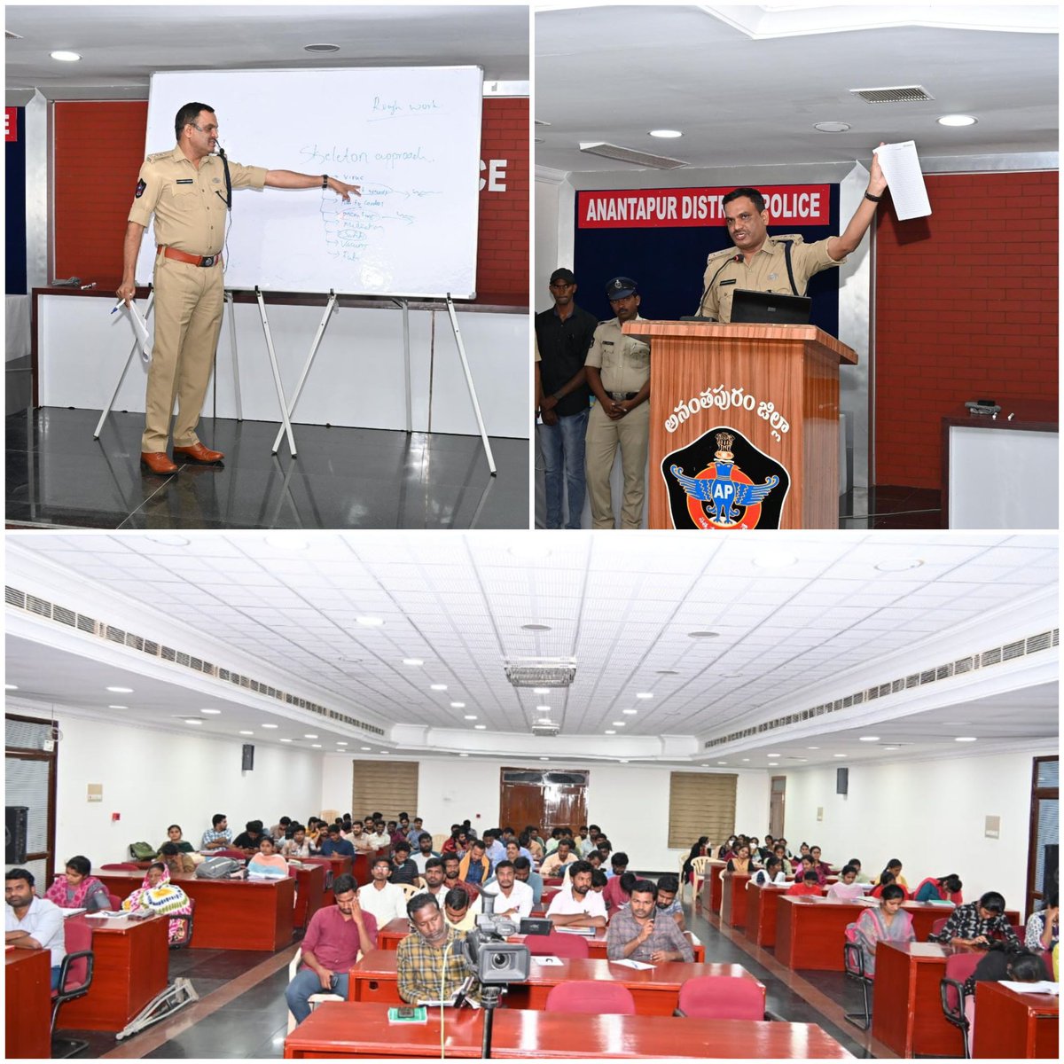 AnantapurPolice's tweet photo. అనంతపురం పోలీస్ లైబ్రరీలో గ్రూపు-1 మెయిన్స్ కు ఉచిత కోచింగ్ ప్రారంభం
➡️జిల్లా ఎస్పీ సారధ్యంలో స్టాటెజి, మెంటర్షిప్ తరగతులను ప్రారంభించిన కళ్యాణదుర్గం, అనంతపురం ఆర్డీఓలు.
@APPOLICE100
#Policelibrary
#anantapurpolice https://t.co/5h2ZgbVOv1