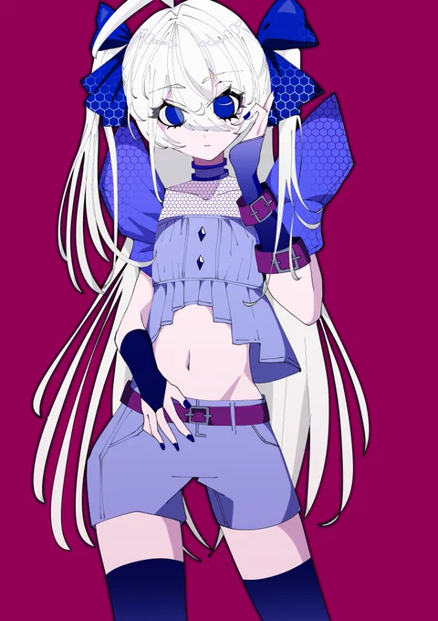 あすみさんのこの姿好きすぎてまた描いてる。かわいい。 