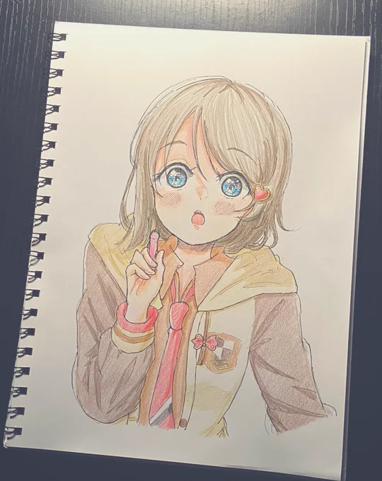 「いちご味のポッキーだって〜食べる??」 