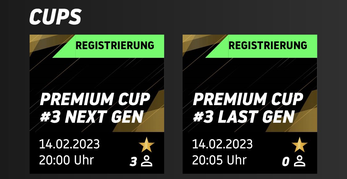 MrNeverG1veUp's tweet photo. Heute, 20 Uhr, hast du erneut die Möglichkeit dir einen Slot beim kommenden NGU Cup zu erspielen. 🙌

Komm im Next Gen Bracket ins Halbfinale und du bist direkt dabei. Diesmal suchen wir 16 Leute aus der NGU App Community. Meld dich an. Es lohnt sich, let‘s go! 🔥
#FIFA23 #NGUCup https://t.co/QbKVVjd5Ot