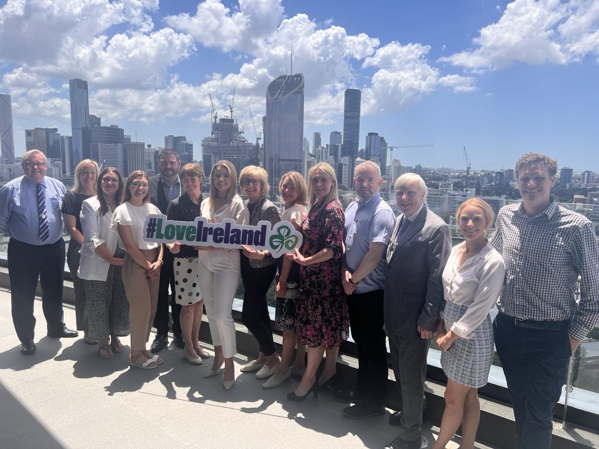 OriginalIrishHt's tweet photo. The @TourismIreland @Media_IrelandOz Sales Mission has kicked off in Australia! Wonderful to meet the Product and Marketing Executives at Flight Centre HQ @flightcentreAU in Brisbane yesterday.
@GoToIrelandOz
#loveireland
#tourismireland
#discoverireland
#flightcentreAU https://t.co/tMJf3dyPNh