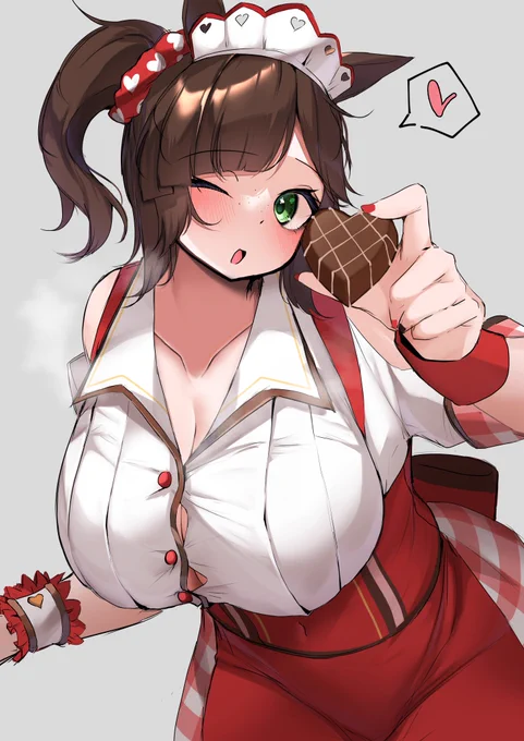 #ウマ娘 #アイネスフウジンバレンタインデーなのでアイネスフウジンなの 