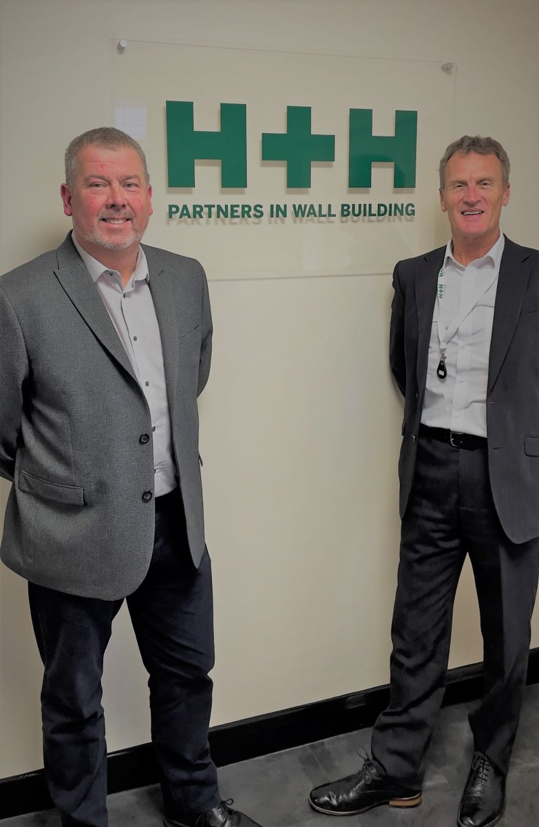 Cliff Fudge &amp; Calum Forsyth at H+H UK Limited hosting our newly appointed Manager of MPA Precast &amp; Masonry Mark Shepherd.

Mark Shepherd joined the MPA at the beginning of December 2022 and has made member engagement one of his top priorities 🤝

#masonry #mpamasonry