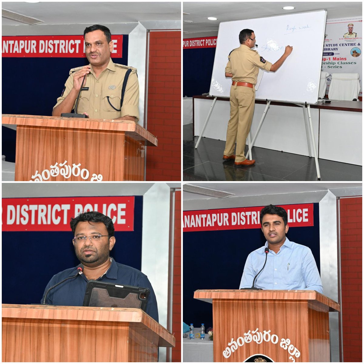 AnantapurPolice's tweet photo. అనంతపురం పోలీస్ లైబ్రరీలో గ్రూపు-1 మెయిన్స్ కు ఉచిత కోచింగ్ ప్రారంభం
➡️జిల్లా ఎస్పీ సారధ్యంలో స్టాటెజి, మెంటర్షిప్ తరగతులను ప్రారంభించిన కళ్యాణదుర్గం, అనంతపురం ఆర్డీఓలు.
@APPOLICE100
#Policelibrary
#anantapurpolice https://t.co/5h2ZgbVOv1