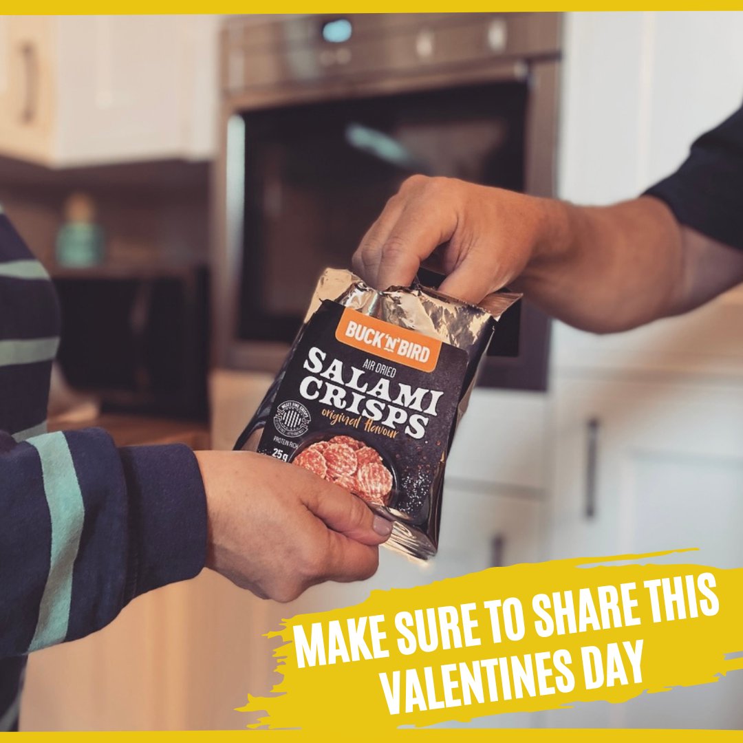 We know sharing your salami crisps doesn't come naturally, so what better way to say I love you this Valentine's Day 

#valentinesday #valentinesday2023 #bucknbird #salamicrisps #valentinesgifts #valentinesgiftsforhim