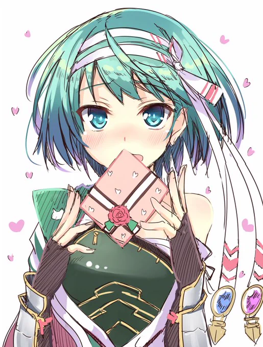 バレンタインイラストないから引っ張ってきた 