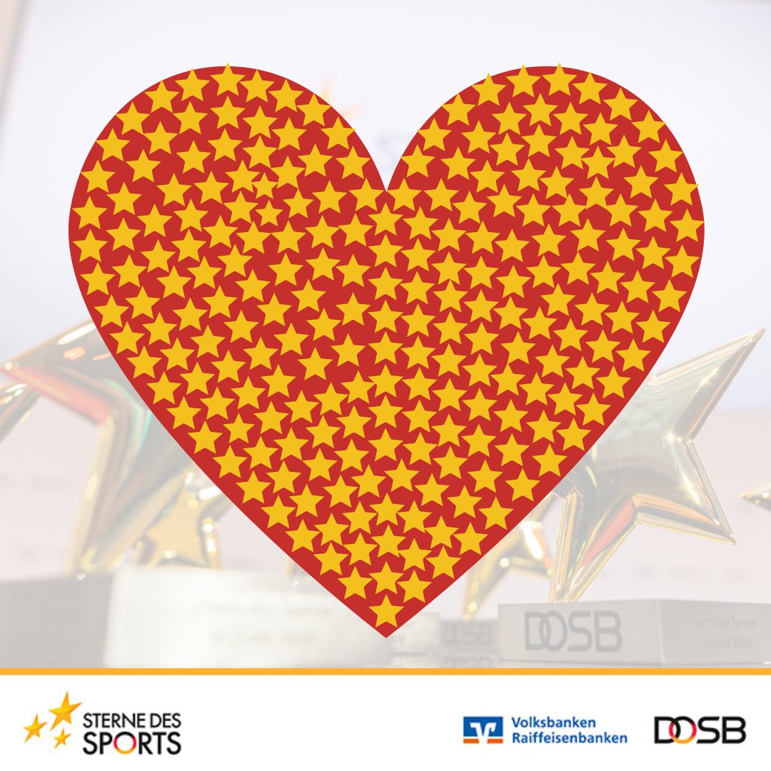 SternedesSports's tweet photo. ❤️⭐ Danke an all die tollen Sportvereine! Durch eure Liebe zum Vereinssport entstehen jedes Jahr neue Engagements, die das Leben von vielen Menschen schöner und lebenswerter machen! ✨ @BVRPresse #SterneDesSports #EchtGoldWert #Volksbanken #Raiffeisenbanken #VereinsLiebe https://t.co/wrbxOHtk7p