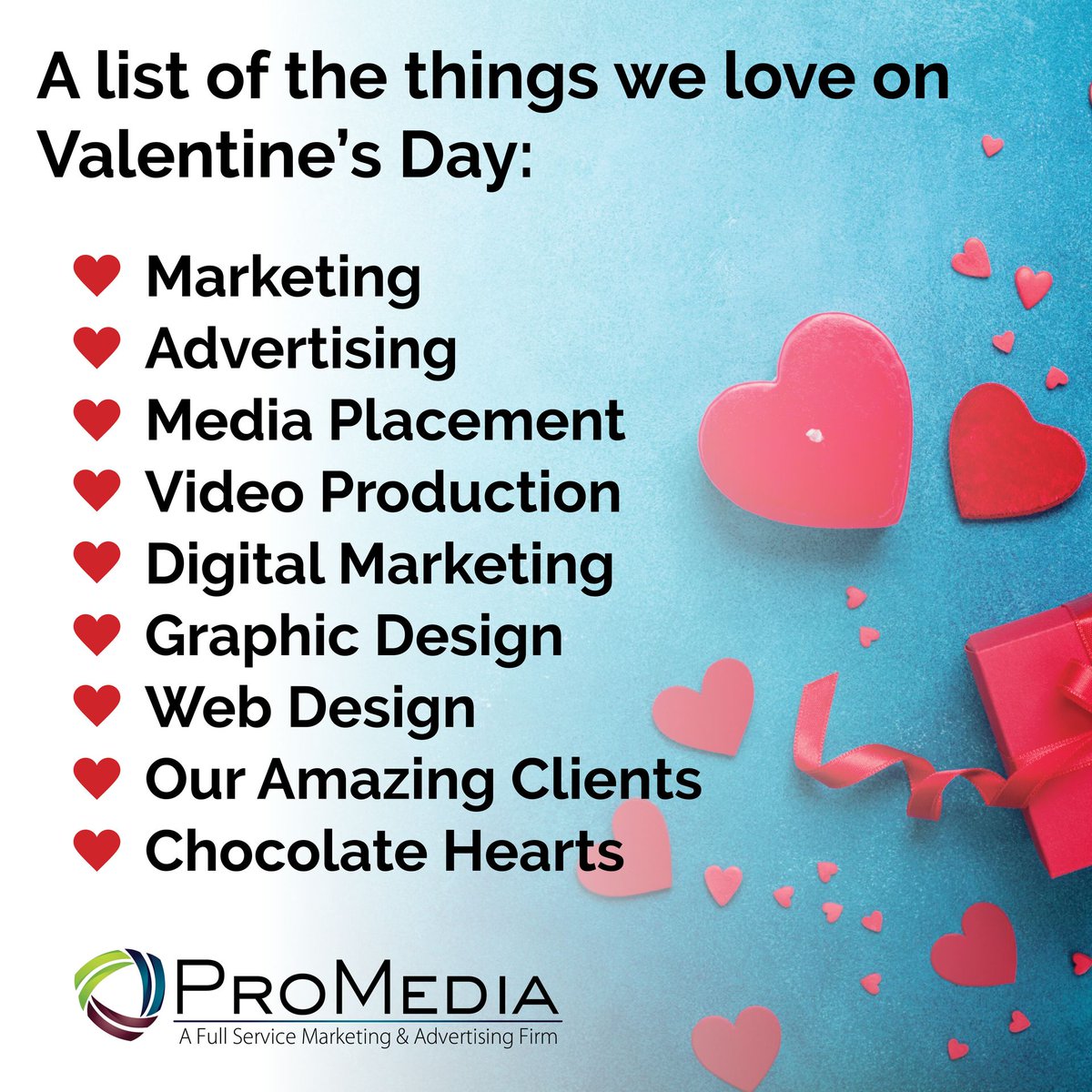 ProMediaOnline's tweet photo. Happy Valentine’s Day! 💘 https://t.co/bDVOqFzWVn