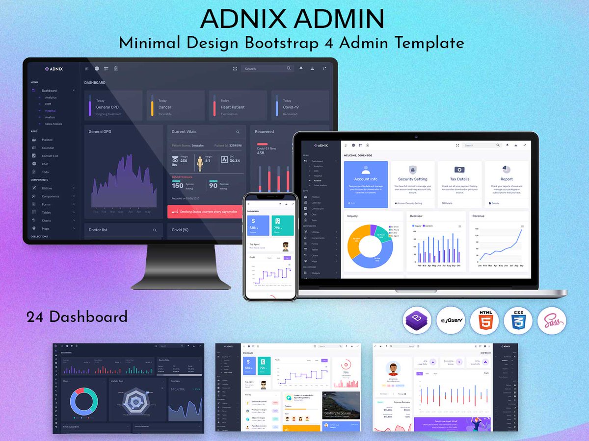 MultiStoreTheme's tweet photo. Adnix admin is a unique dashboard with features like Order, Revenue, Shopping, Sales visits.

https://t.co/jWSDUafMqE

#envato #themeforest #admindashboardtemplate #bootstrapadmintemplate #dashboards #ERPdashboard #Responsivetemplate #Sass #SassDashboard #uiframework #AdminPanel https://t.co/kR1gMbjxWo