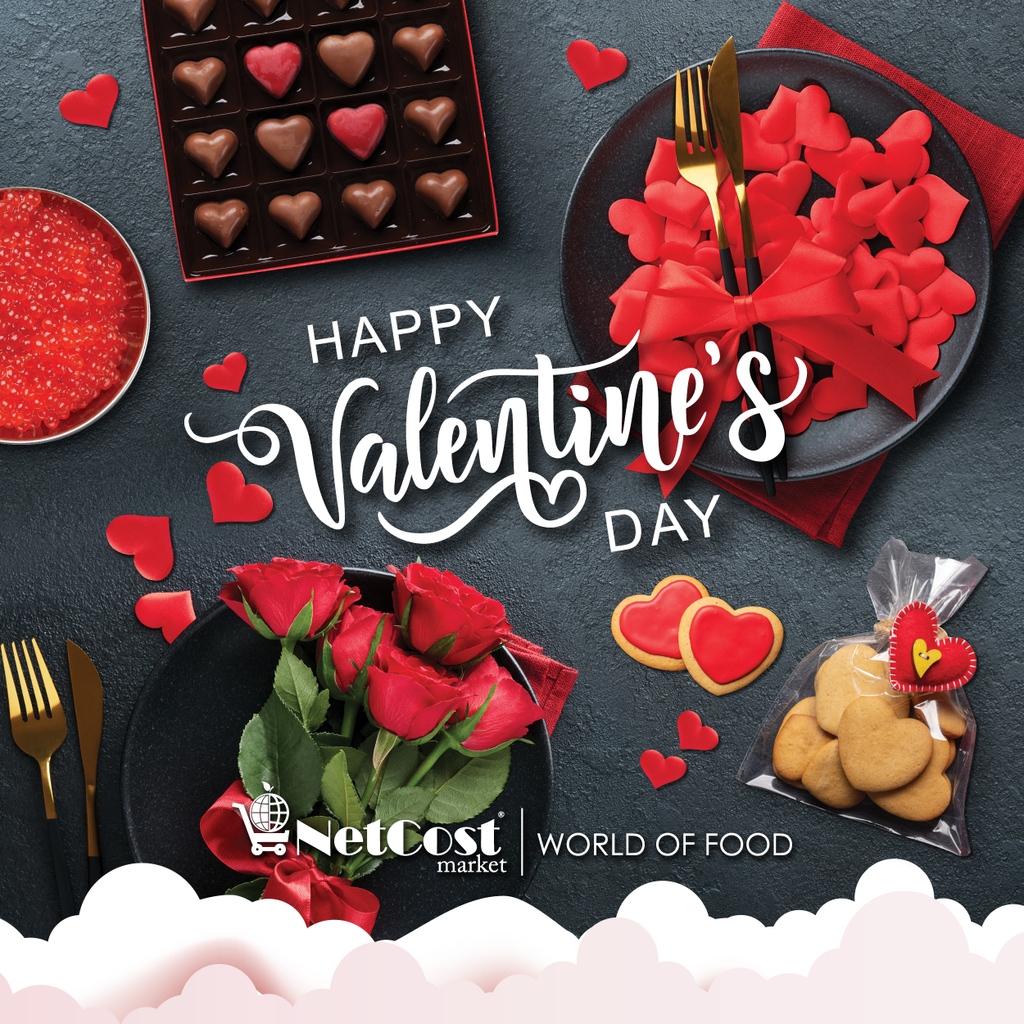 netcostmarket's tweet photo. Happy Valentine's Day! 💕 
Treat yourself and your loved ones to some exquisite sweets and flowers we offer here at NetCost Market.

Shop it now – in-store or online!⁠
https://t.co/FxLe5AQtWE https://t.co/0AswBOSJc0