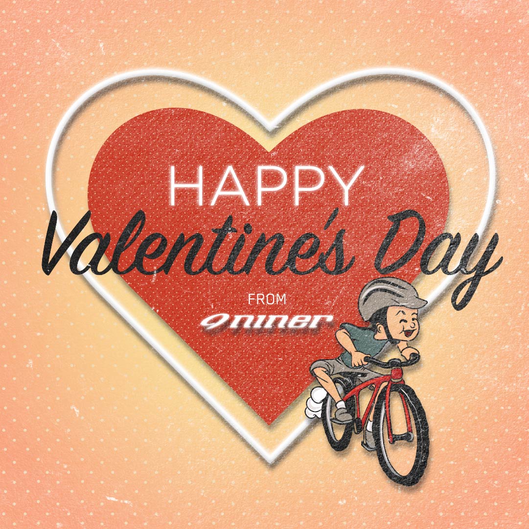 Roses are red, violets are blue, riding this RLT would be a lot lonelier without you! Happy Valentine's Day from Niner Bikes! #niner #ninerbikes #committedtodirt #pedaldamnit #valentinesday