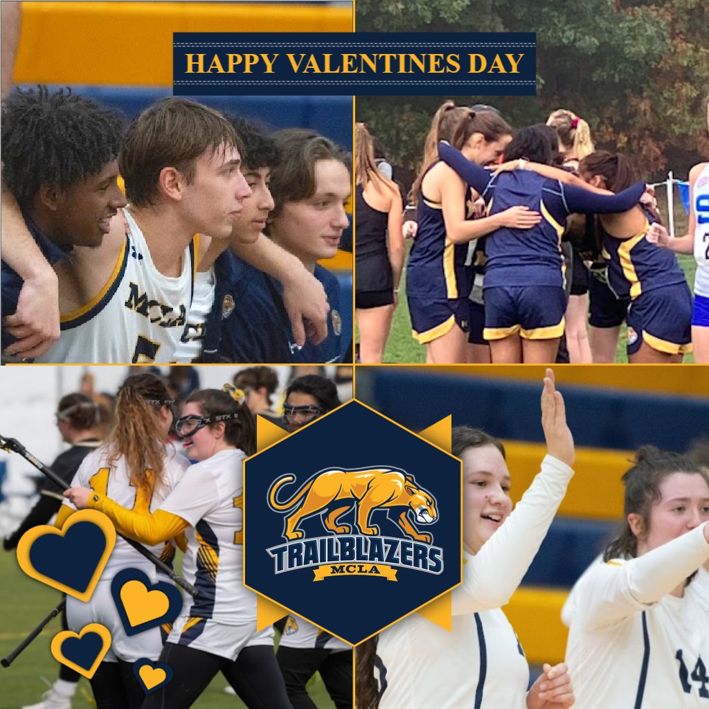 Happy Valentine's Day! Sending love to all our Trailblazers 💙💛