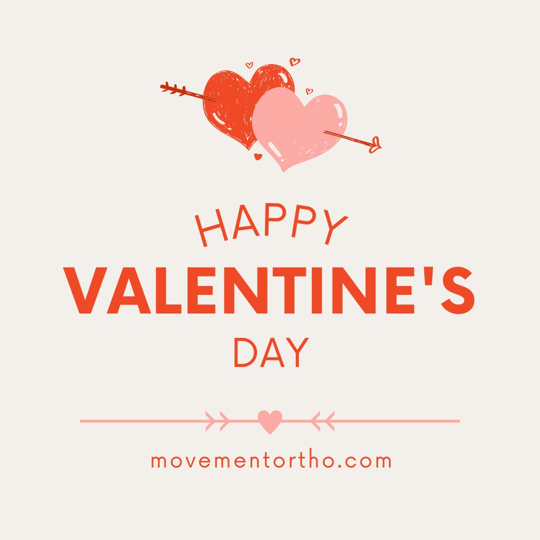 MovementOrthop1's tweet photo. Happy Valentine's Day from your friends at Movement Orthopedics!
.
.
. 
#orthopedics #movementortho #movementorthopedics #sportsinjuries #sportsinjury #acl #tornacl #shoulderpain #hippain https://t.co/aalHORGSbJ
