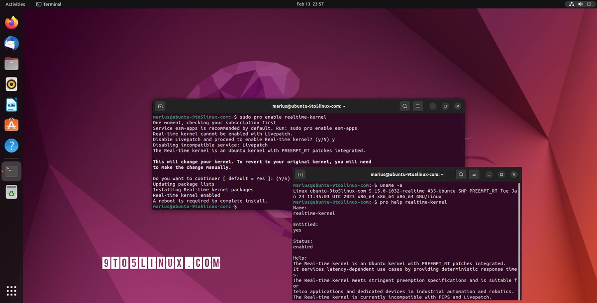 Ubuntu's RealTime Linux Kernel Is Now Generally Available, Here's