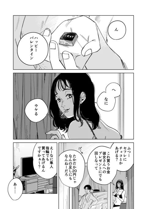 漫画『苦いバレンタインデー』 