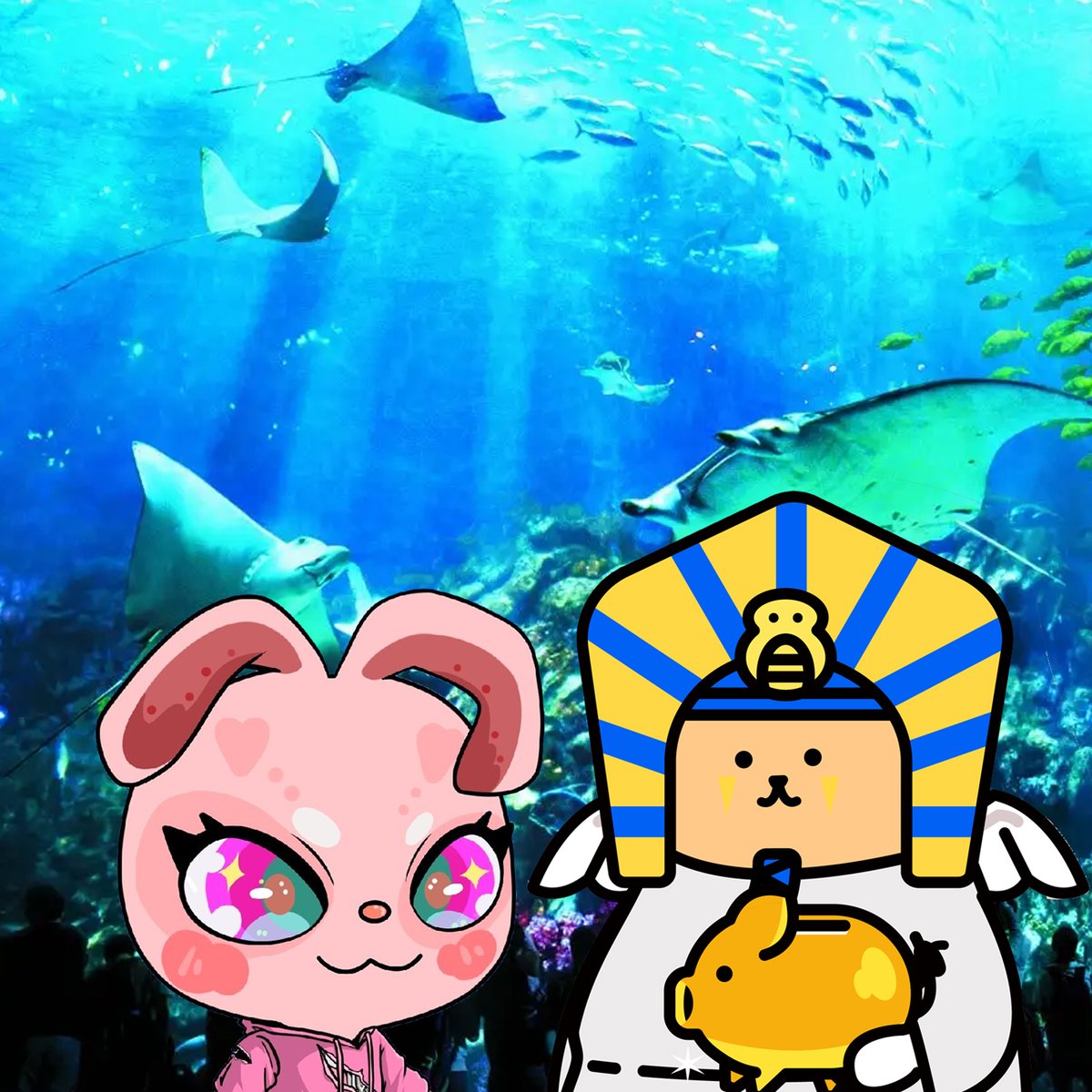 情人节，参加了 <a href="/Aloha_club_/">AlohαClub</a> 的七日cp活动
认识到了我的cp小谢 <a href="/Danny1999523/">Danny Cinter</a> 
互换了非常美丽的归0小图片
在某些方面总是莫名契合哈哈哈哈
（也将我们都喜欢的nft进行了合影）
假装在逛水族馆哈哈哈哈（就硬P）
  #alohaclub