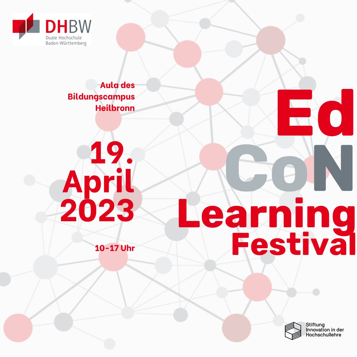 Am 19. April 2023 🗓️ findet am Bildungscampus in Heilbronn das EdCoN Learning Festival statt. Unsere Education Competence Center öffnen gemeinsam mit anderen Projekten digitaler Lehre die Türen, um ihre Ergebnisse vorzustellen. Infos und Anmeldung➡️edcon.dhbw.de/learning-festi…