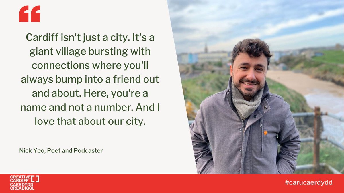 Thanks to <a href="/NickYeo1/">Nick</a> from <a href="/sgwrsio1/">Sgwrsio</a> for telling us what he loves about Cardiff! 

'Da ni'n cytuno, Nick! 

#carucaerdydd