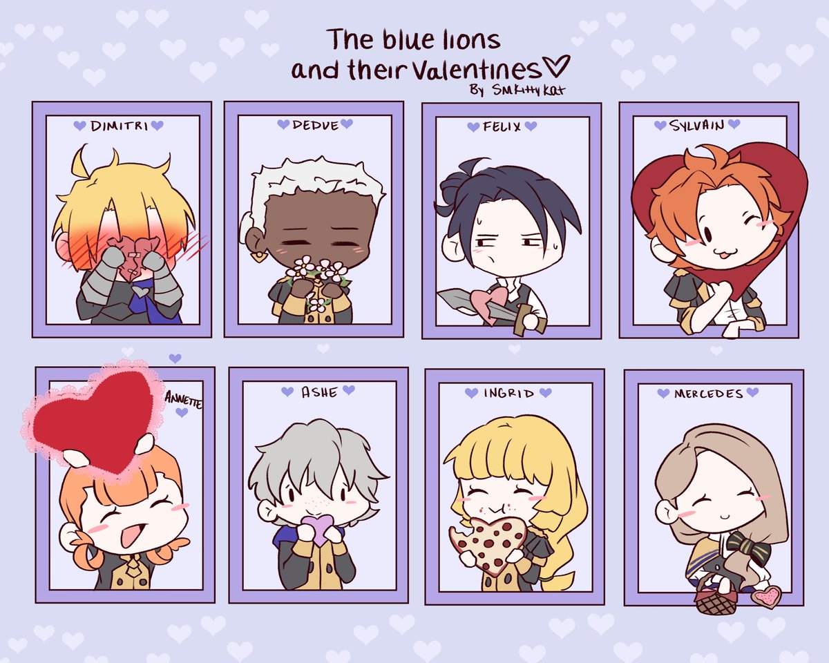 SMKittyKat's tweet photo. Happy Valentine’s Day! 💕 #FireEmblem https://t.co/JnaTqzndBp