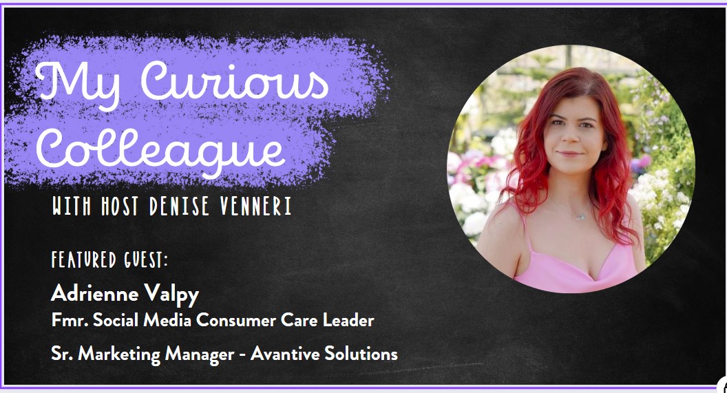 DeniseVenneri's tweet photo. Listen to "S4 Ep72 Social Media Consumer Care/Customer Service w/Adrienne Valpy - SM Care "Pioneer"" by My Curious Colleague. ⚓ https://t.co/8R60dpGQrZ 

@zencastr https://t.co/eLVjeRpWDS