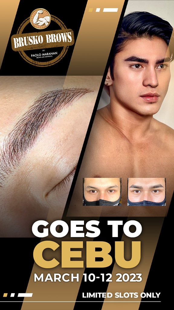 paolomaranan's tweet photo. 🪆Due to POPULAR DEMAND…
We’ll be seeing you again soon CEBU‼️ 

📲 PM/DM for Full Details on Early Bird 🐦Rates ⚡️IG: @bruskobrows 

The Original Bruskobrows™️

#bruskobrowscebu   #theoriginalbruskobrows
#bruskobrowsbypaolomaranan
#microblading #HyperRealbrows https://t.co/v63m8lSuhH