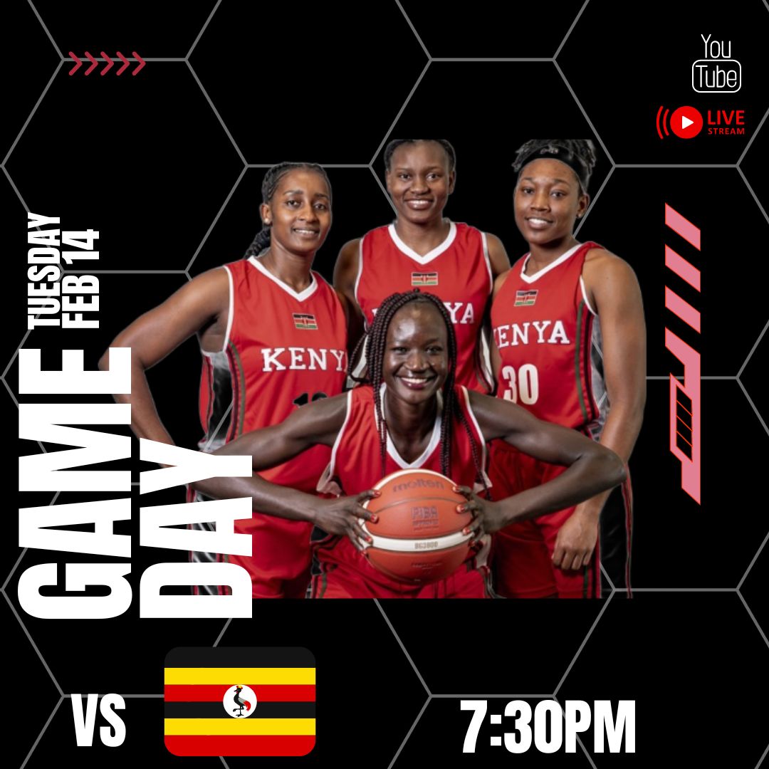Game will Streamed live on FIBA's YouTube Page.

Let's go Kenya!!💪🏾 youtube.com/live/S1jhTuL_L…