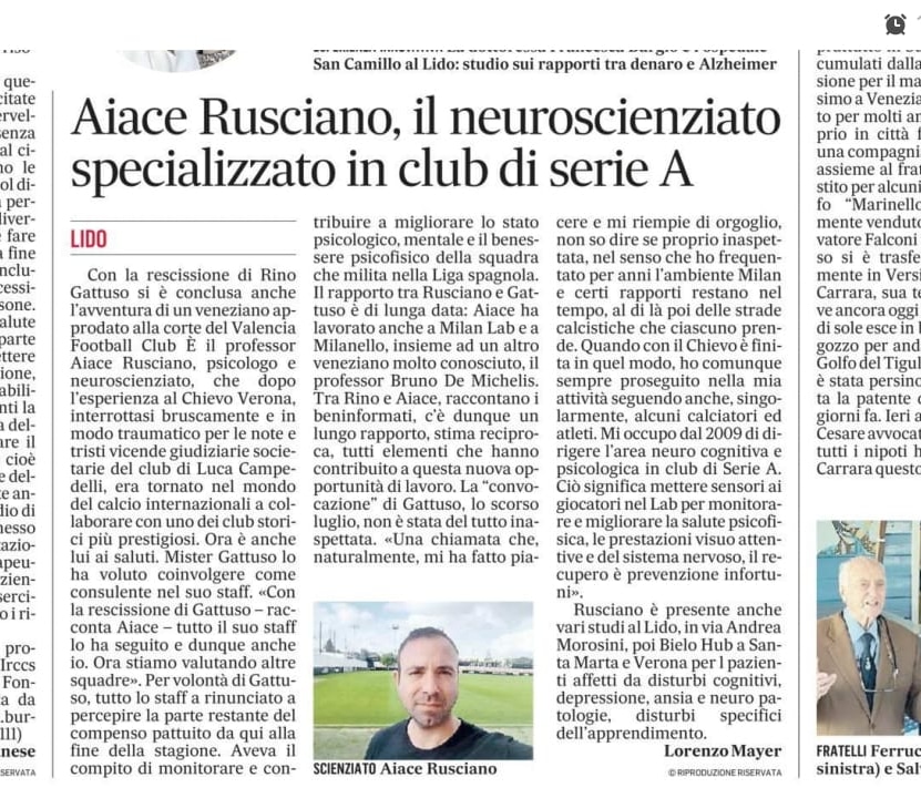 Aiaxthunder's tweet photo. Intervista 13.02.2023 @ilgazzettino https://t.co/YKmokB6oa8