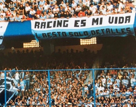 Racing es lo más lindo de la vida y del amor.💙