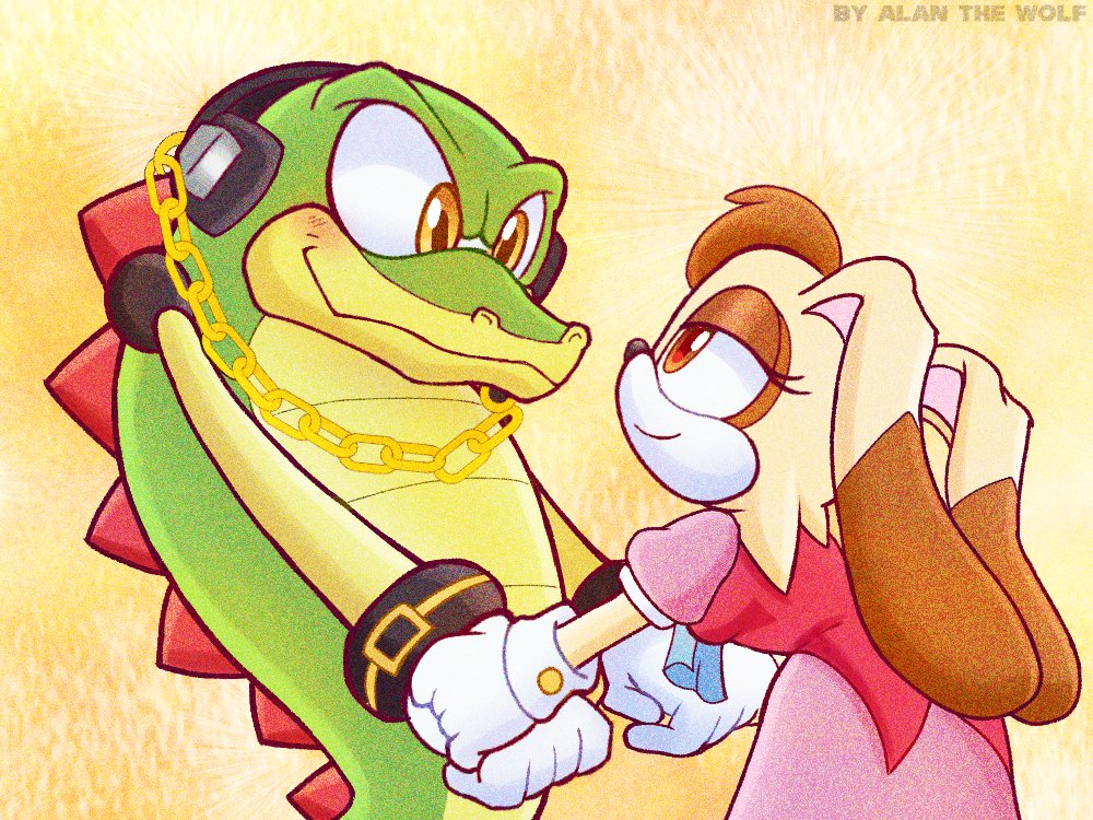 It was time to draw a bit of Vectilla and what better day than today Happy Valentine's Day to all 🤗💝

#SonicTheHedgehog #SONIC #sonicartist #vanillatherabbit #VectorTheCrocodile