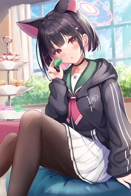 先生も一口食べる? #ブルアカ 