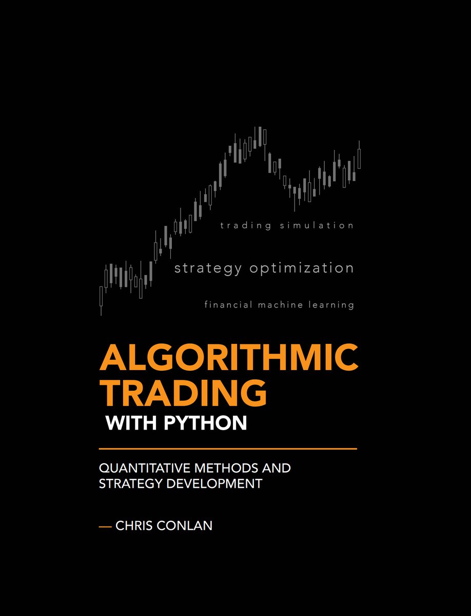 pyquantnews's tweet photo. Free code from book: Algorithmic Trading with Python

Algorithmic Trading with Python discusses modern quant trading methods in Python with a heavy focus on pandas, numpy, and scikit-learn.

Get the code here: https://t.co/WPXwM1g5pr